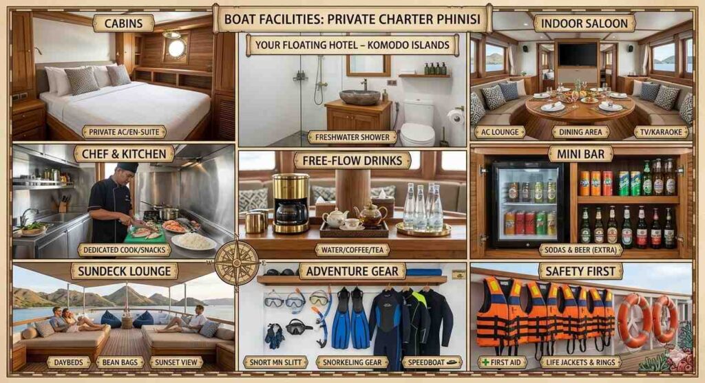 Privatcharter auf der Phinisi-Insel Komodo