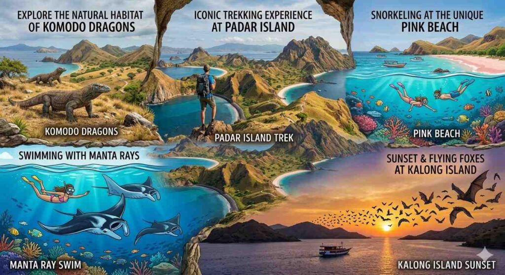 Privatcharter auf der Phinisi-Insel Komodo