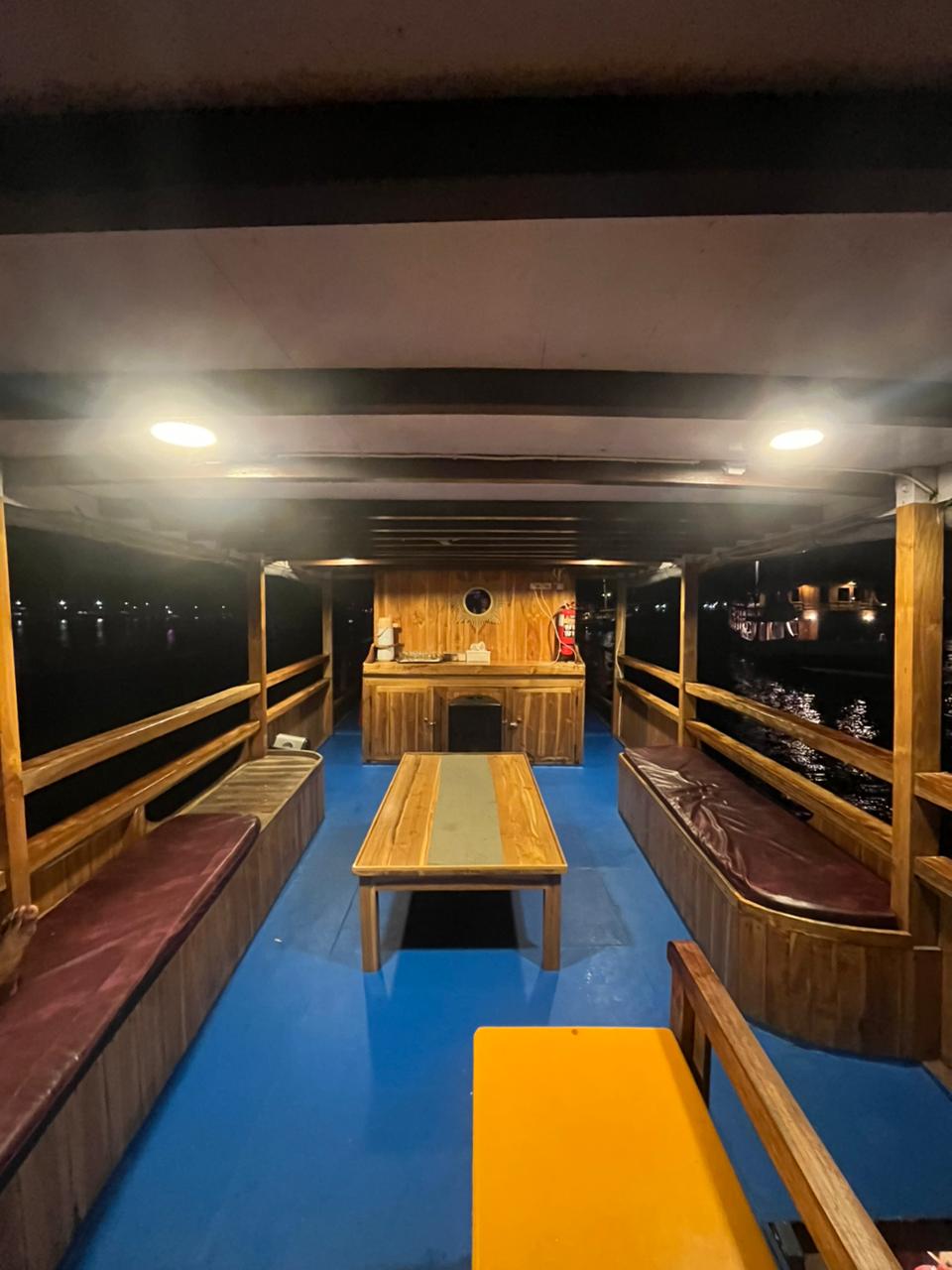 The Smurf Behind Relax Area Private Charter Phinisi Komodo Island